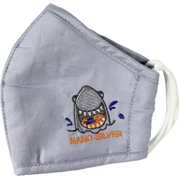 rouška Respinano Nano rouška s aktivním stříbrem dětská modrá (1)