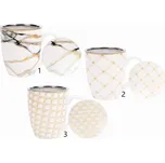 Plastimex Hrnek ker.NOVO 360ml+sítko NR+víčko 3 dekory