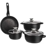 4dílná sada nádobí se 3 skleněnými pokličkami Orion Grande ID_1164184