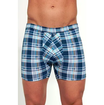 Pánské spodní prádlo Cornette boxerky Prime 904/91 - tyrkys, M (Bavlněné pánské boxerky Cornette Prime 904)