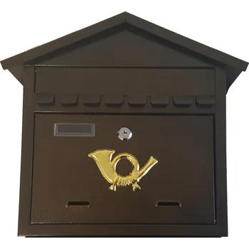 Železářství PROPER Schránka poštovních domek hnědá