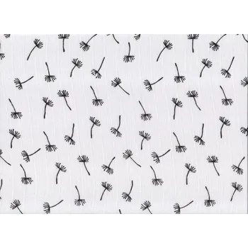 látková plena Plena látková 70x70cm, 5ks/bal - potisk pampelišky černé