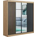 Skříň šatní s posuvnými dveřmi ROKO 203