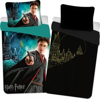 Ložní povlečení Setino Harry Potter svítící 140 x 200, 70 x 90 cm patentky