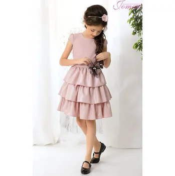 Dívčí šaty Dívčí šaty růžové lesk Jomar 864 98-152