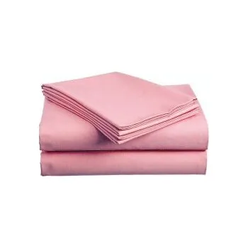 Prostěradlo Numberoplus Bavlněné prostěradlo 230x240 cm - Růžová