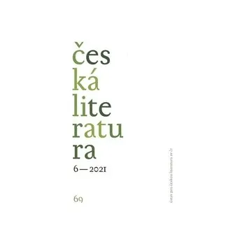 Časopis Česká literatura 6/2021