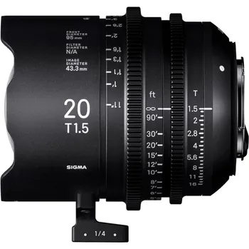 Objektiv SIGMA CINE 20mm T1.5 FF F/VE METRIC pro Sony E