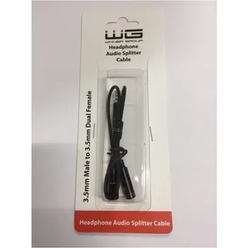 Stolní počítač Winner Kabelová audio rozdvojka pro 3,5mm jack/black/golf blistr/NW000, 5556633