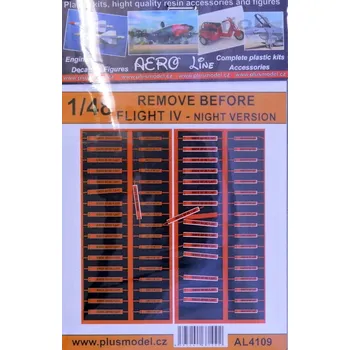 Plastikový model Plusmodel 1/48 Remove Before Flight IV. (night version)