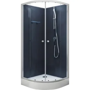 Sprchový box Aurlane Blue River Mint 2.0 85x85 cm CAB147