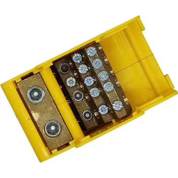 Rozvaděč ELEKTRO BEČOV Blok DTB 2x95/3x35+2x25 distribuční, žluto-zelený UB295K24