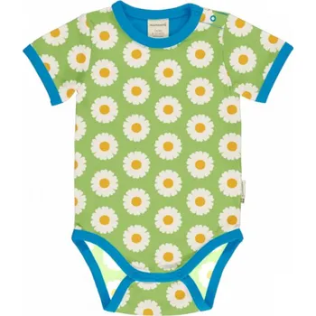 Kojenecký body Dětské body s krátkým rukávem Kopretiny Maxomorra Velikost: 50/56