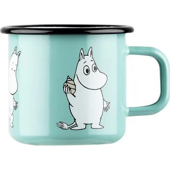 Smaltovaný hrnek Moomin Muminek 0,37l mátový Muurla