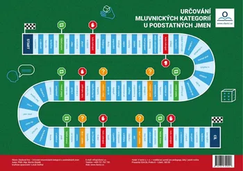 Desková hra Nakladatelství V lavici Desková didaktická hra Podstatná jména