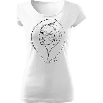 Dámské tričko Tričko s potiskem Lineart Mia - trika dámské