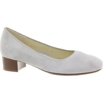 Dámské lodičky RIEKER Dámské kožené šedivé lodičky 49260-40-245 Velikost 40