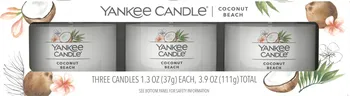 Svíčka Yankee Candle Sada votivních svíček ve skle 3x 37 g