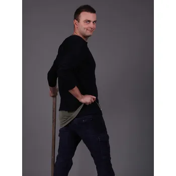 Bederní pás khaki-černý pánský Velikost: XXL