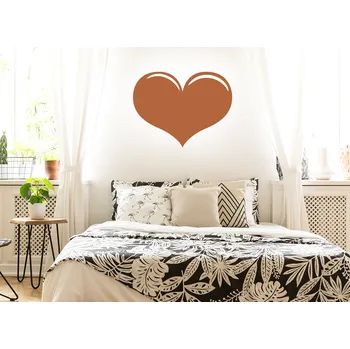 Samolepící dekorace Srdce 03 samolepka na zeď 1 ks srdce 40 x 31 cm