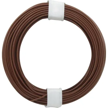 Modelová železnice Kabel hnědý 0,14mm 10m - Donau 118-8SB