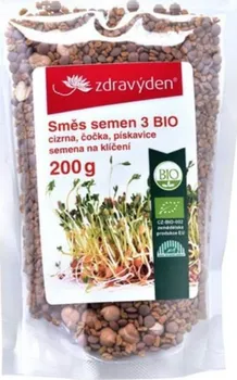 Semeno Zdravý den Směs semen na klíčení 3 BIO 200 g