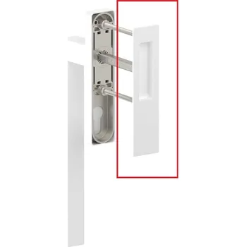 Dveřní kování ROTO Venkovní mušle pro HS kliku DUBLIN Barva/Povrchová úprava: Bílá RAL 9016/matný povrch