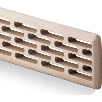 Větrací mřížka AC-T SERVIS Větrací mřížka dřevěná s frézováním cik-cak Druh dřeva: olše