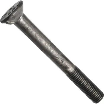 Šroub Din 604, šroub se zápustnou hlavou a nosem, ocel 4.6, bez povrchové úpravy, m16x140 mm