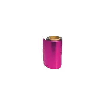 Příslušenství k barvení vlasů SIBEL 4482108 Profesionální kadeřnický alobal 12cm x 100m, 15 mikro BOX - růžový