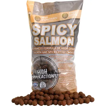Boilies Starbaits - Spicy Salmon Boilie potápivé Velikost: 14 mm, množství: 2,5 kg