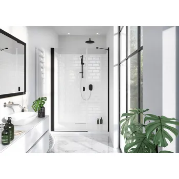 Sprchové dveře RADAWAY Nes Black DWS sprchové dveře, sklo: čiré Šířka: 100 cm