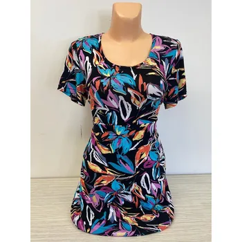 Dámská tunika Tunika halenka GILLAS, Barva Fialová, Velikost XL46, Materiál 96% Viskoza 4% Lycra