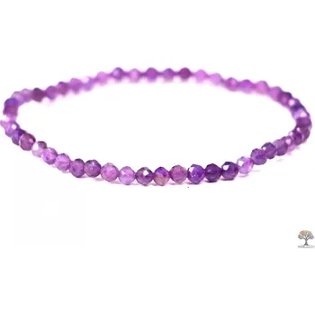Náramek Magieprirody.cz Náramek Ametyst 4 mm fazetovaný z přírodních kamenů #23