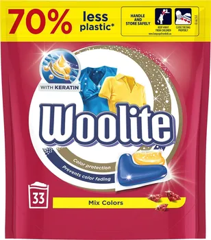 Tableta na praní Woolite Mix Colors kapsle na praní s keratinem