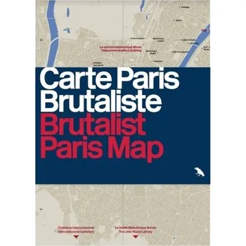 Umění Brutalist Paris Map - Wilson, Robin