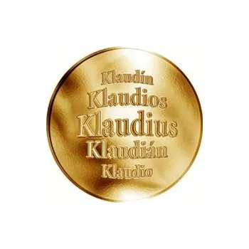 Slovenská jména - Klaudius - zlatá medaile