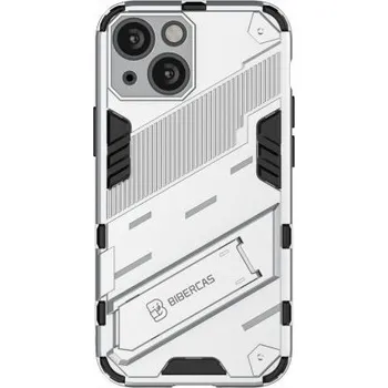 Pouzdro na mobilní telefon Odolný ochranný kryt se stojánkem pro iPhone 13 - bílý