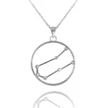 Stříbrný náhrdelník znamení blíženci Minet Stars JMAS9506SN45