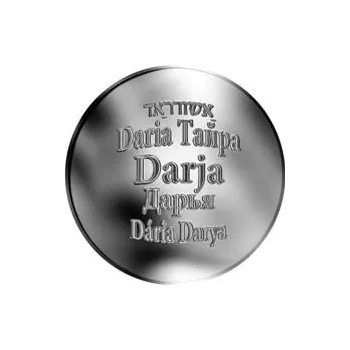 Česká jména - Darja - stříbrná medaile