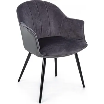 Jídelní židle BIZZOTTO sametová jídelní židle MARIE šedá 0734294