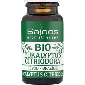 Vonný olej Saloos Bio Eukalyptus citriodora 10 ml