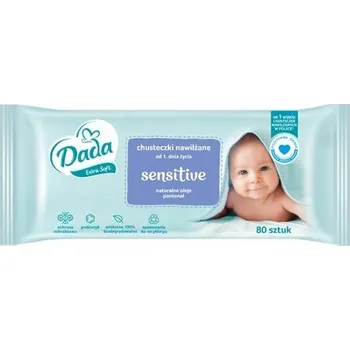 Dětský vlhčený ubrousek Dada vlhčené ubrousky extra soft 80ks - Sensitive