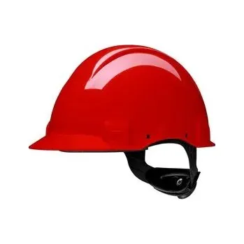 Pracovní přilba Přilba 3M GG3001MUV100V-RD Červená, izolační do 1000V, kožené potítko, nastavovací kolečko
