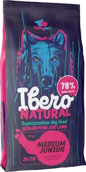 Krmivo pro psa Ibero Natural Medium Junior iberské prase/jehněčí