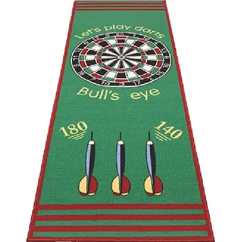 Koberec FLOMA Hrací koberec Darts Zelený 237 x 79 cm