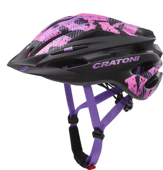 Cyklistická přilba CRATONI Pacer Black/Pink Matt S/M