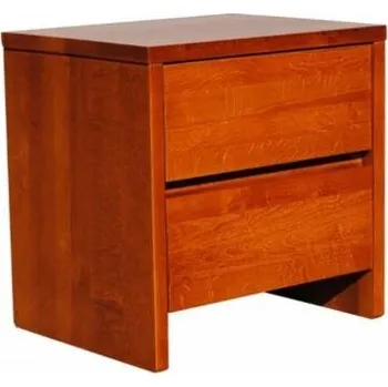 Noční stolek Noční stolek 2S - olše povrchová úprava - wiór borovice Přírodní borovice povrchová úprava - wiór olše Přírodní lak