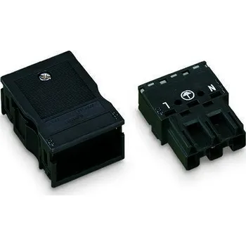 Elektrická zásuvka WAGO 770-113 síťový konektor WINSTA MIDI zástrčka, rovná Počet kontaktů: 3 25 A černá 25 ks