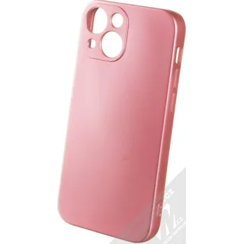 Pouzdro na mobilní telefon 1Mcz Metallic TPU ochranný kryt pro Apple iPhone 13 mini růžová (pink)